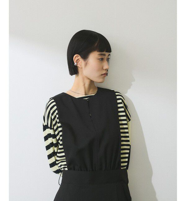 ADAM ET ROPE'「【WEB限定】2WAYプリーツワンピース」|ワンピース|