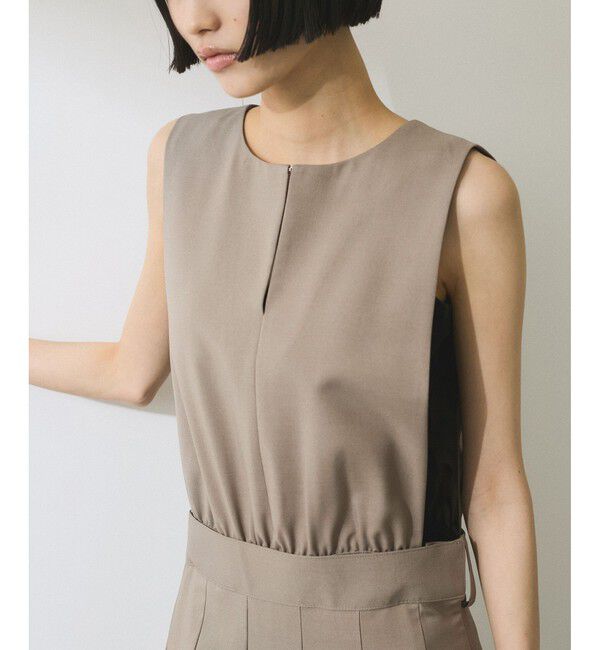 ADAM ET ROPE'「【WEB限定】2WAYプリーツワンピース」|ワンピース|