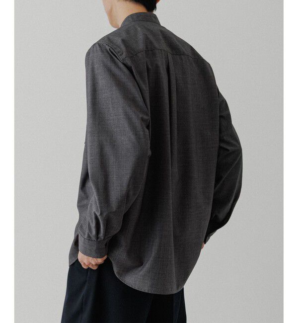 ADAM ET ROPE'「【NIKKE】バンドカラー シャツ」|シャツ・ブラウス|