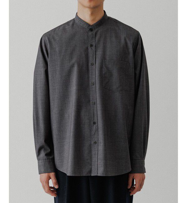 ADAM ET ROPE'「【NIKKE】バンドカラー シャツ」|シャツ・ブラウス|