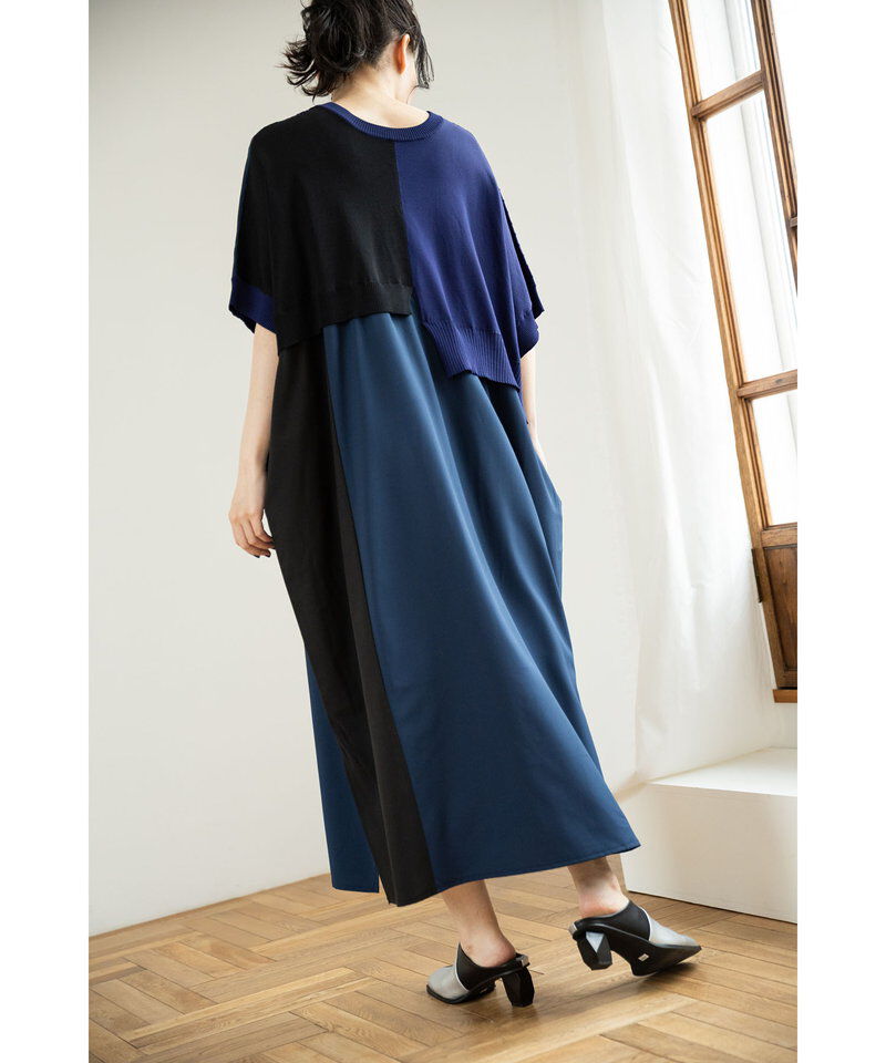  「2WAY切替ニットワンピース」|ワンピース|