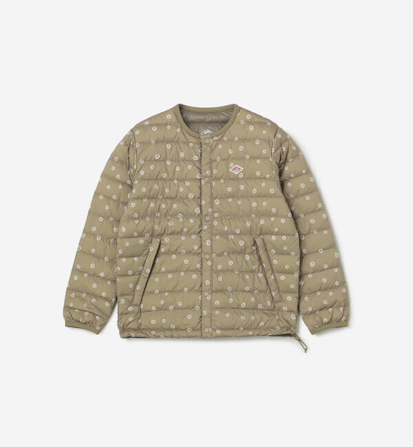 DANTON「DANTON | キッズ プリントPEタフタ クルーネック インナーダウンジャケット」|その他|