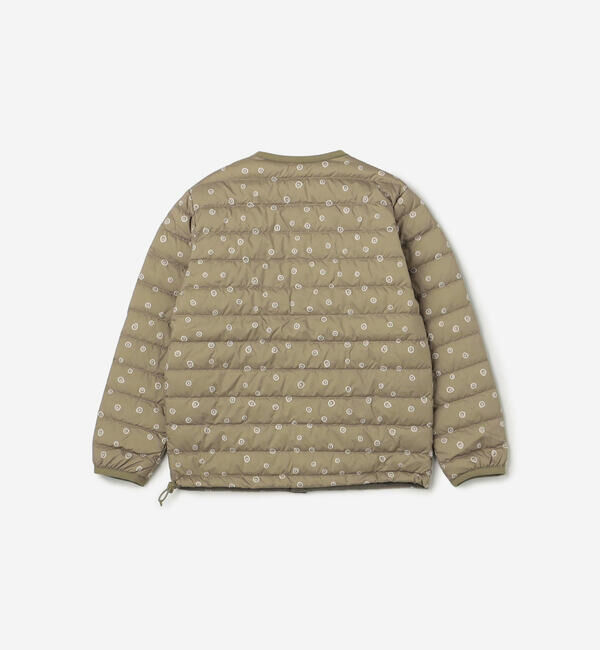 DANTON「DANTON | キッズ プリントPEタフタ クルーネック インナーダウンジャケット」|その他|