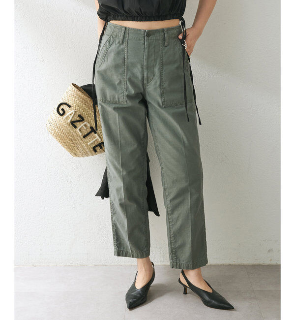  「ベイカーパンツ」|チノ|カーキ