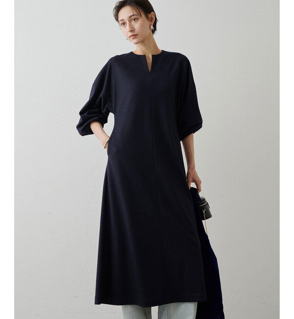  「ウール天竺ワンピース」|ワンピース|