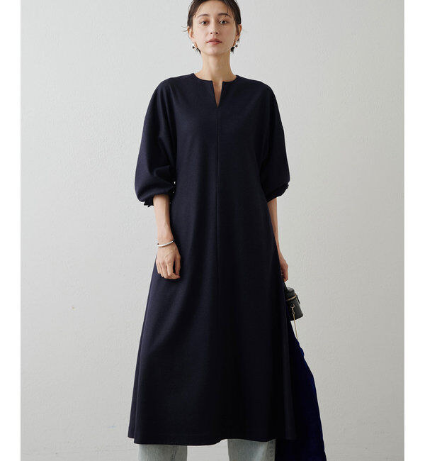  「ウール天竺ワンピース」|ワンピース|