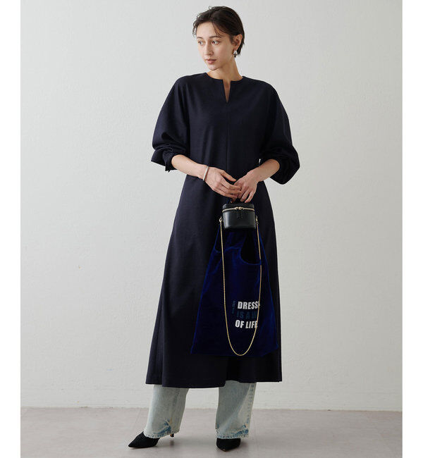  「ウール天竺ワンピース」|ワンピース|