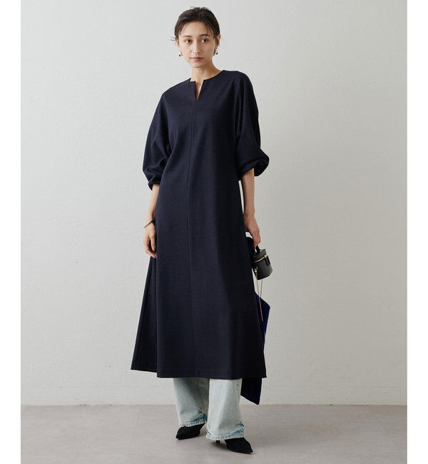  「ウール天竺ワンピース」|ワンピース|