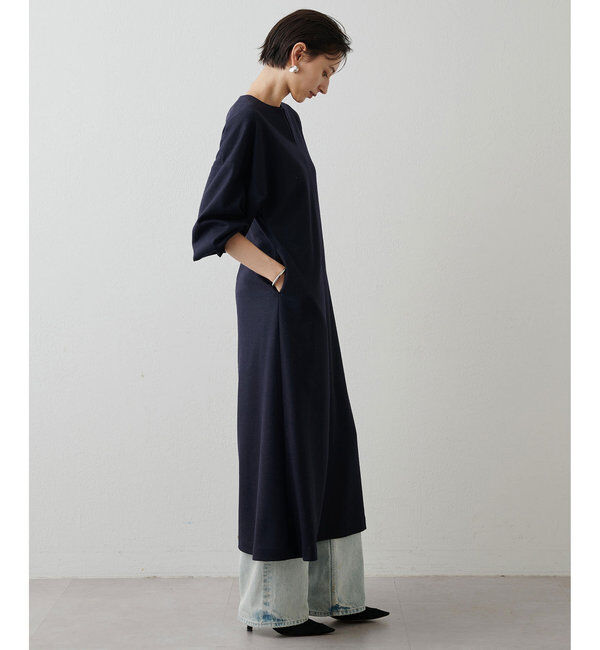  「ウール天竺ワンピース」|ワンピース|