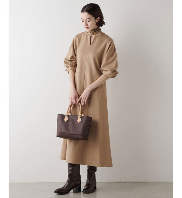  「ウール天竺ワンピース」|ワンピース|