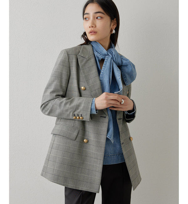  「ダブルジャケット」|テーラードジャケット|ブラック