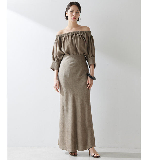  「ツイル顔料染めブラウス」|シャツ・ブラウス|