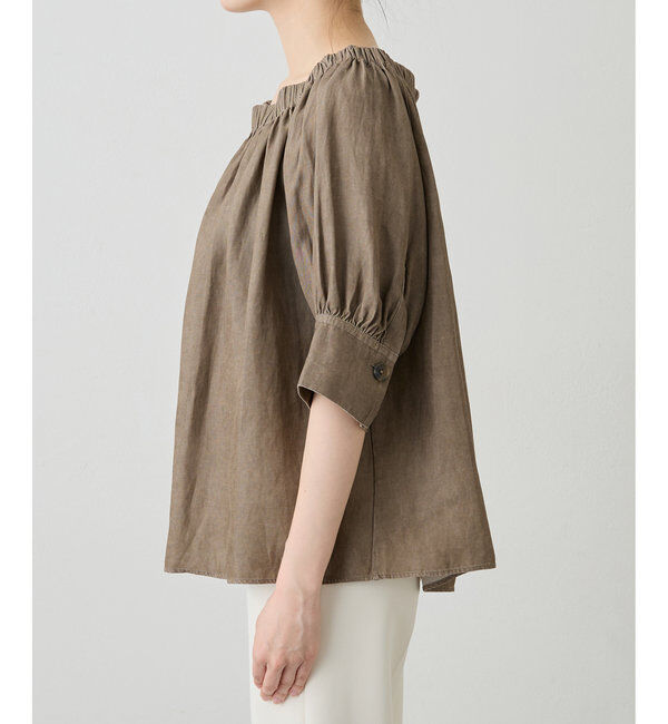  「ツイル顔料染めブラウス」|シャツ・ブラウス|