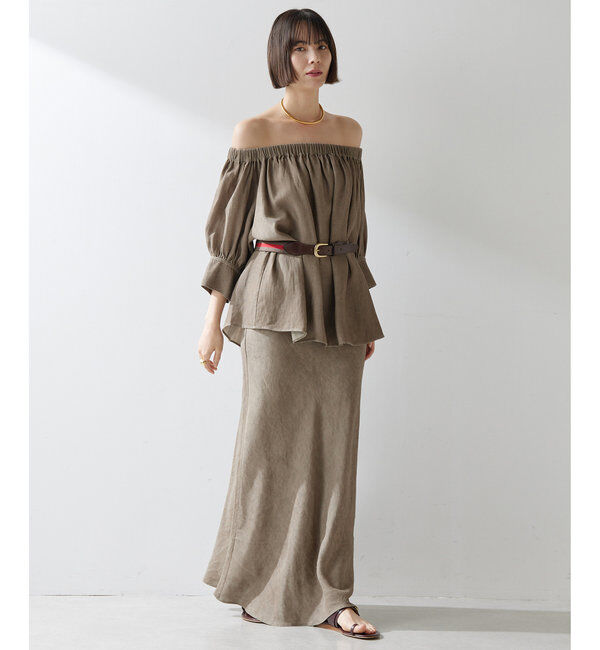  「ツイル顔料染めブラウス」|シャツ・ブラウス|