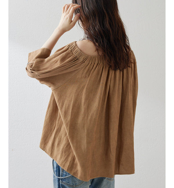  「ツイル顔料染めブラウス」|シャツ・ブラウス|