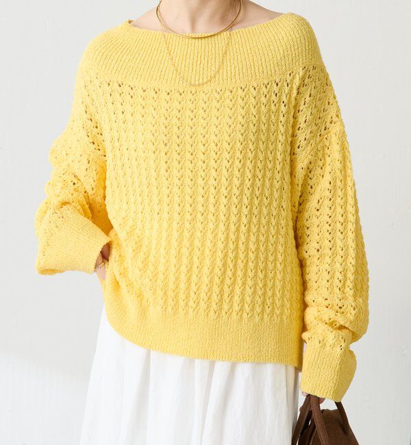  「レースステッチニット」|ニット・セーター|