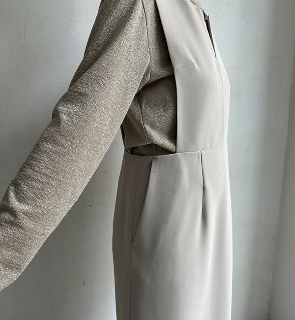  「【WEB限定】バー付ジャンスカワンピース」|ワンピース|