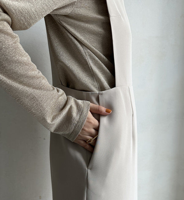  「【WEB限定】バー付ジャンスカワンピース」|ワンピース|