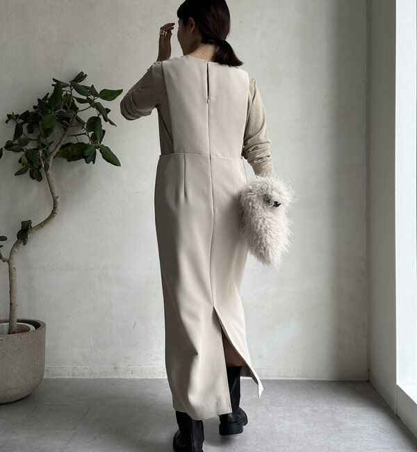  「【WEB限定】バー付ジャンスカワンピース」|ワンピース|