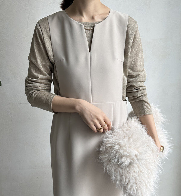  「【WEB限定】バー付ジャンスカワンピース」|ワンピース|