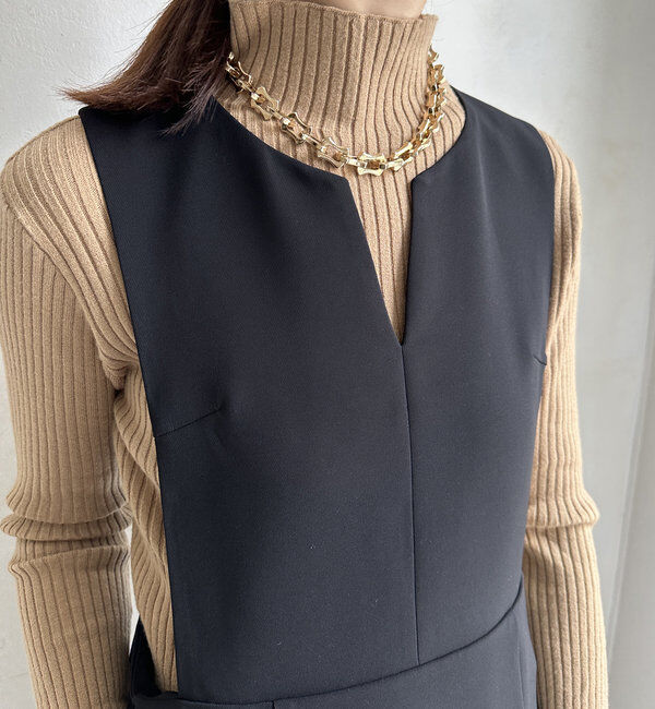  「【WEB限定】バー付ジャンスカワンピース」|ワンピース|