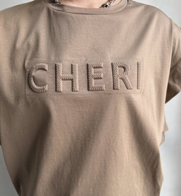  「【WEB限定】CHERIエンボスロゴTEE」|Tシャツ・カットソー|