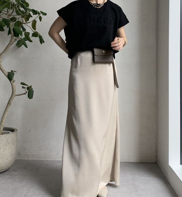  「【WEB限定】CHERIエンボスロゴTEE」|Tシャツ・カットソー|