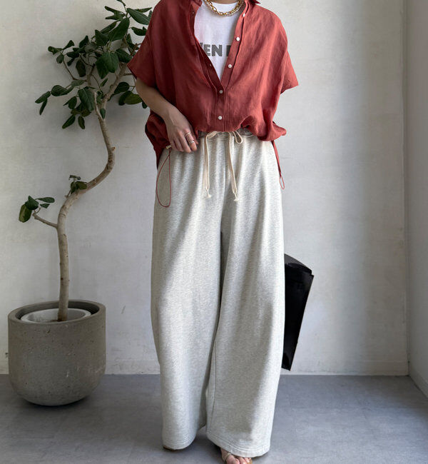  「リネンドロストフレンチシャツ」|シャツ・ブラウス|