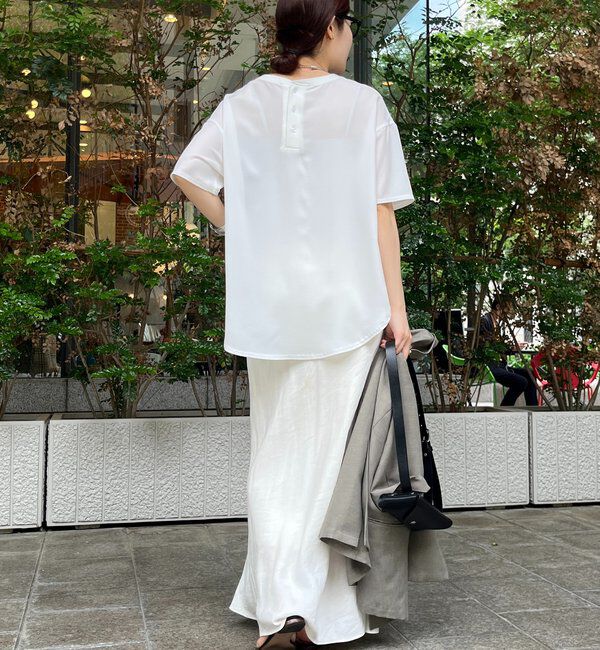  「ジョーゼットロゴTEE」|シャツ・ブラウス|