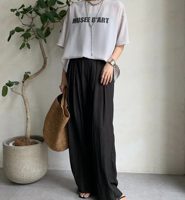  「ジョーゼットロゴTEE」|シャツ・ブラウス|