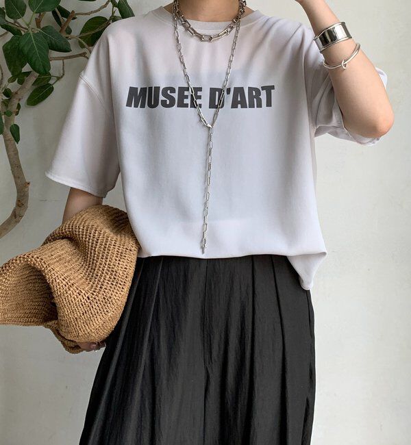  「ジョーゼットロゴTEE」|シャツ・ブラウス|