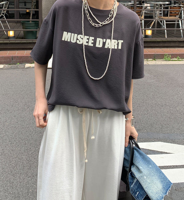  「ジョーゼットロゴTEE」|シャツ・ブラウス|