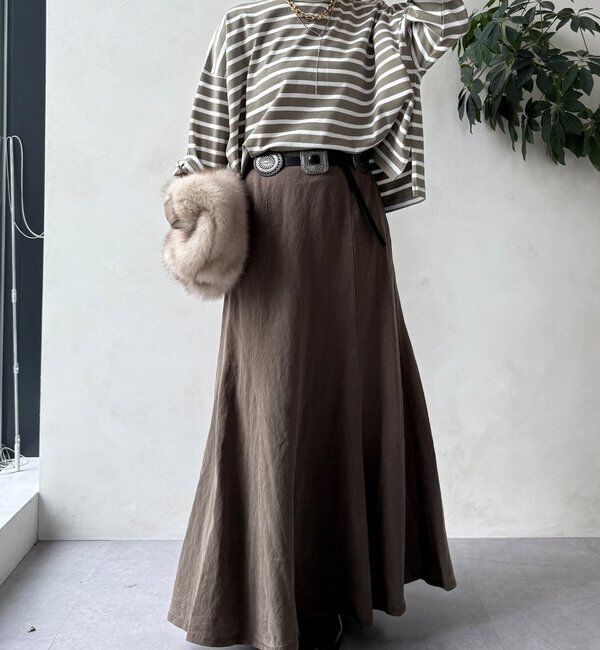  「【WEB限定】ボーダーワイドプルオーバー」|Tシャツ・カットソー|