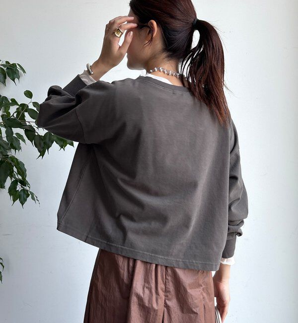  「【WEB限定】ロゴショートプルオーバー」|Tシャツ・カットソー|