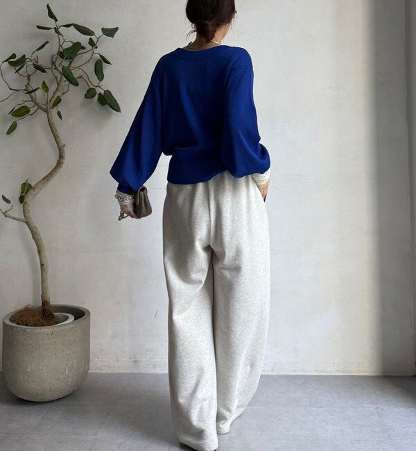  「【WEB限定】前後２WAYジップニット」|ニット・セーター|