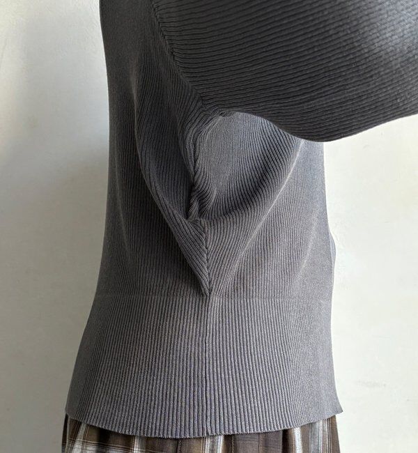  「【WEB限定】前後２WAYジップニット」|ニット・セーター|