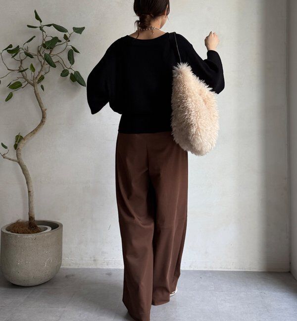  「【WEB限定】前後２WAYジップニット」|ニット・セーター|