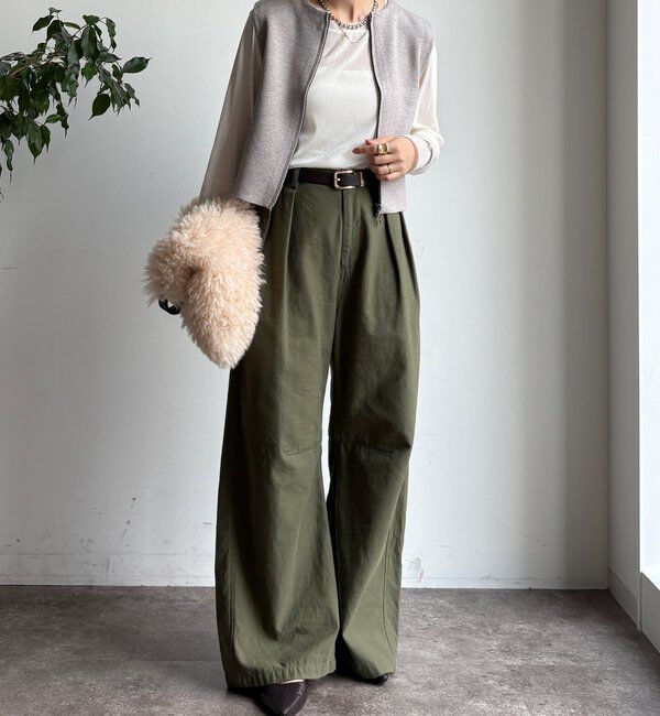  「【WEB限定】ニットパンツセットアップ」|スーツ|