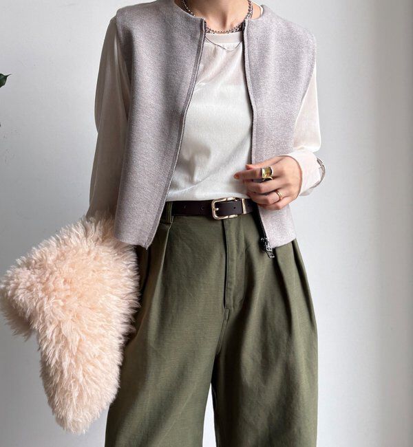  「【WEB限定】ニットパンツセットアップ」|スーツ|