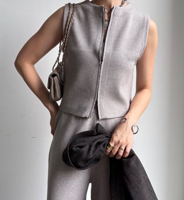  「【WEB限定】ニットパンツセットアップ」|スーツ|