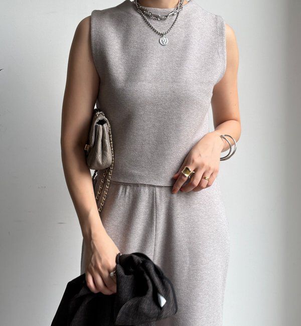  「【WEB限定】ニットパンツセットアップ」|スーツ|