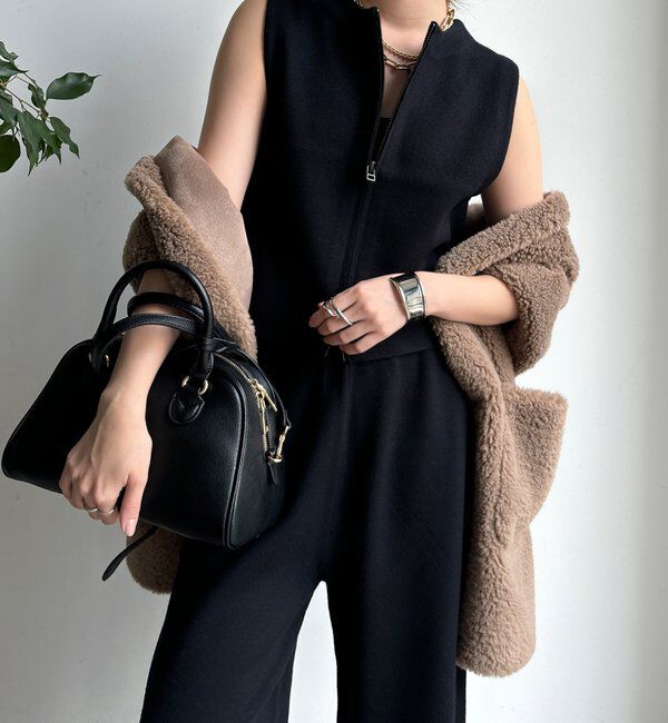  「【WEB限定】ニットパンツセットアップ」|スーツ|ブラック