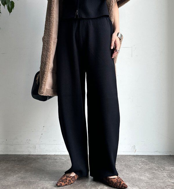  「【WEB限定】ニットパンツセットアップ」|スーツ|