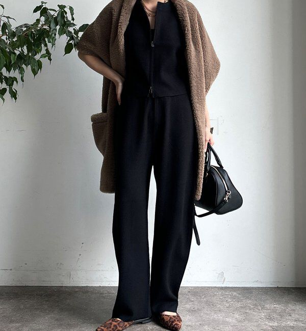  「【WEB限定】ニットパンツセットアップ」|スーツ|