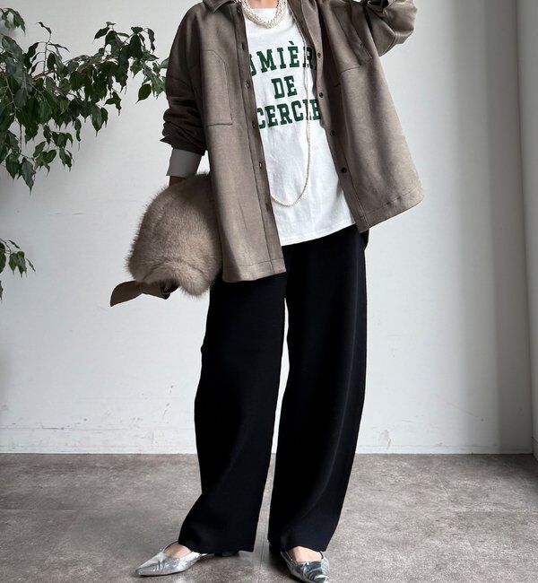  「【WEB限定】ニットパンツセットアップ」|スーツ|