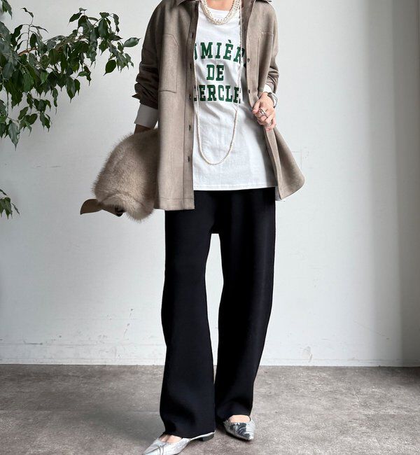  「【WEB限定】ニットパンツセットアップ」|スーツ|