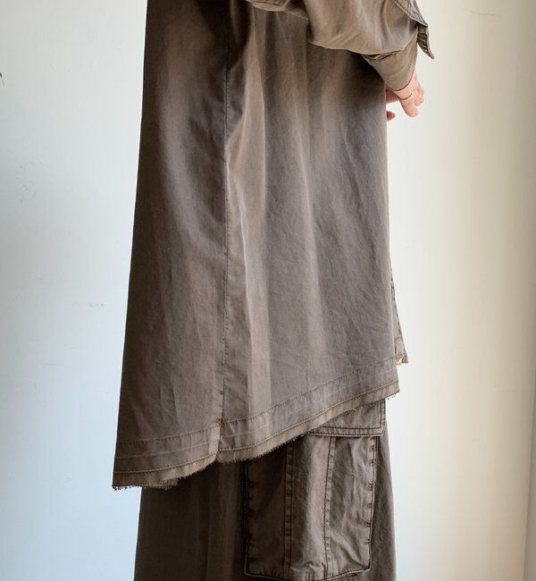  「リヨセルピグメントビッグシャツ」|シャツ・ブラウス|