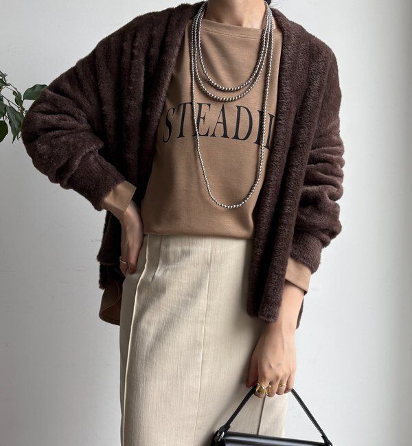  「フェザーヤーンカーディガン」|カーディガン|