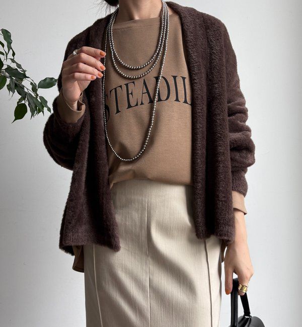  「フェザーヤーンカーディガン」|カーディガン|