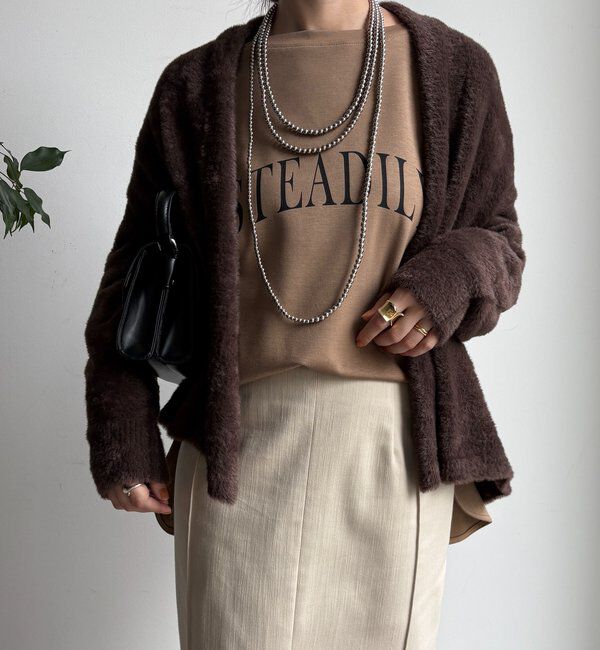  「フェザーヤーンカーディガン」|カーディガン|